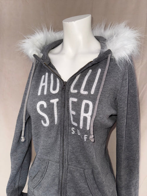 Hollister fur hoodie