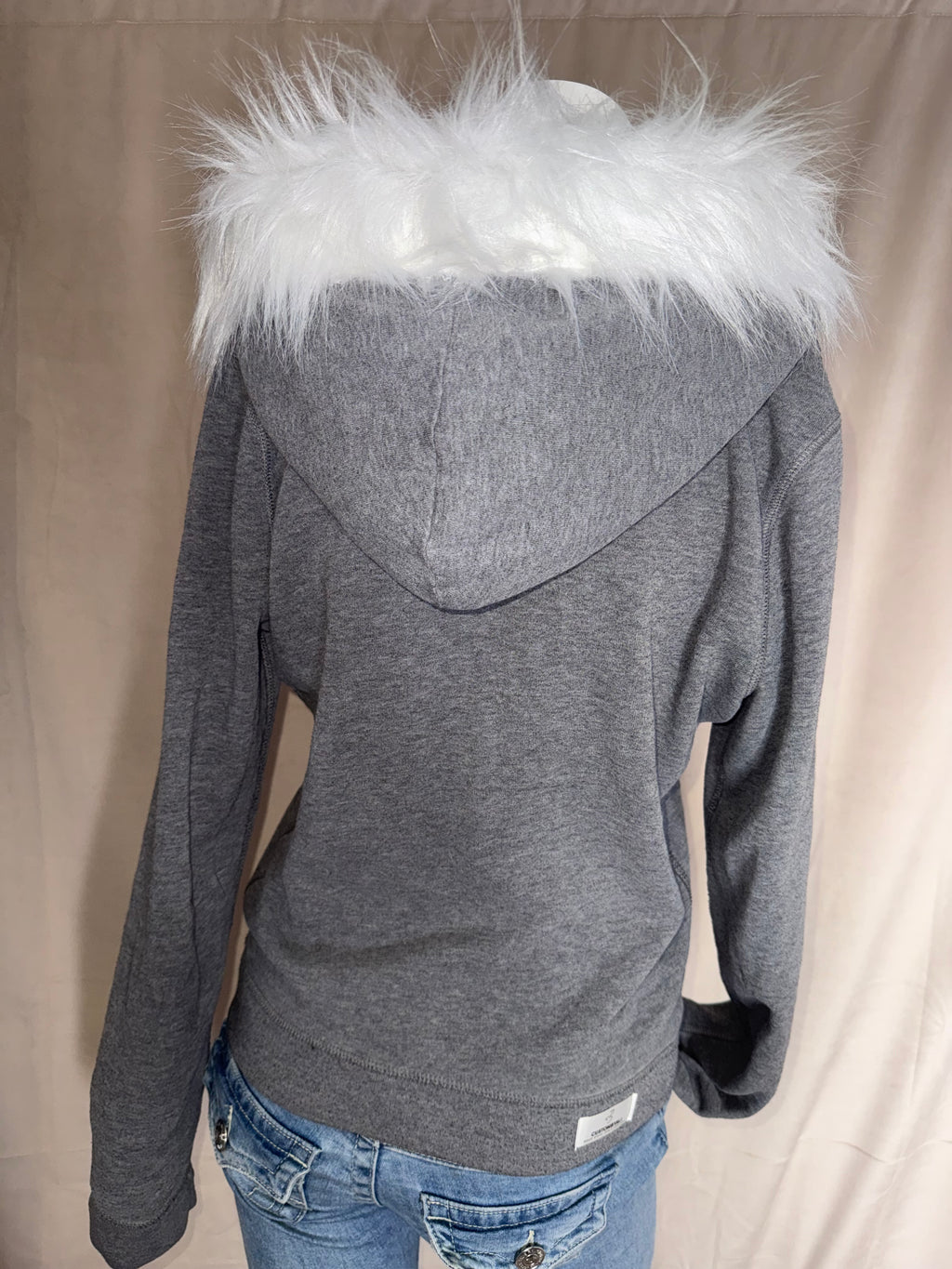 Hollister fur hoodie
