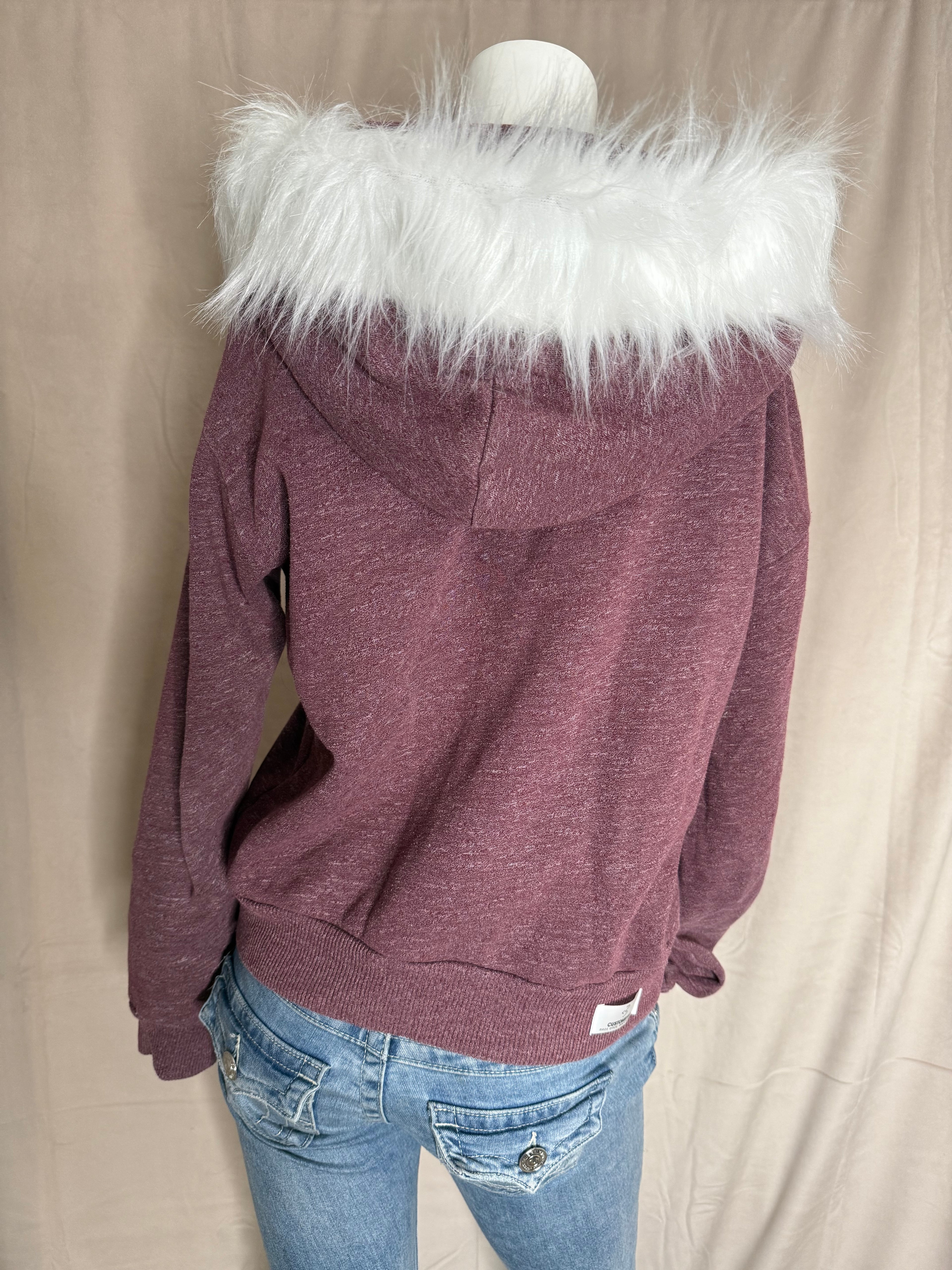 Abercrombie & Fitch fur hoodie