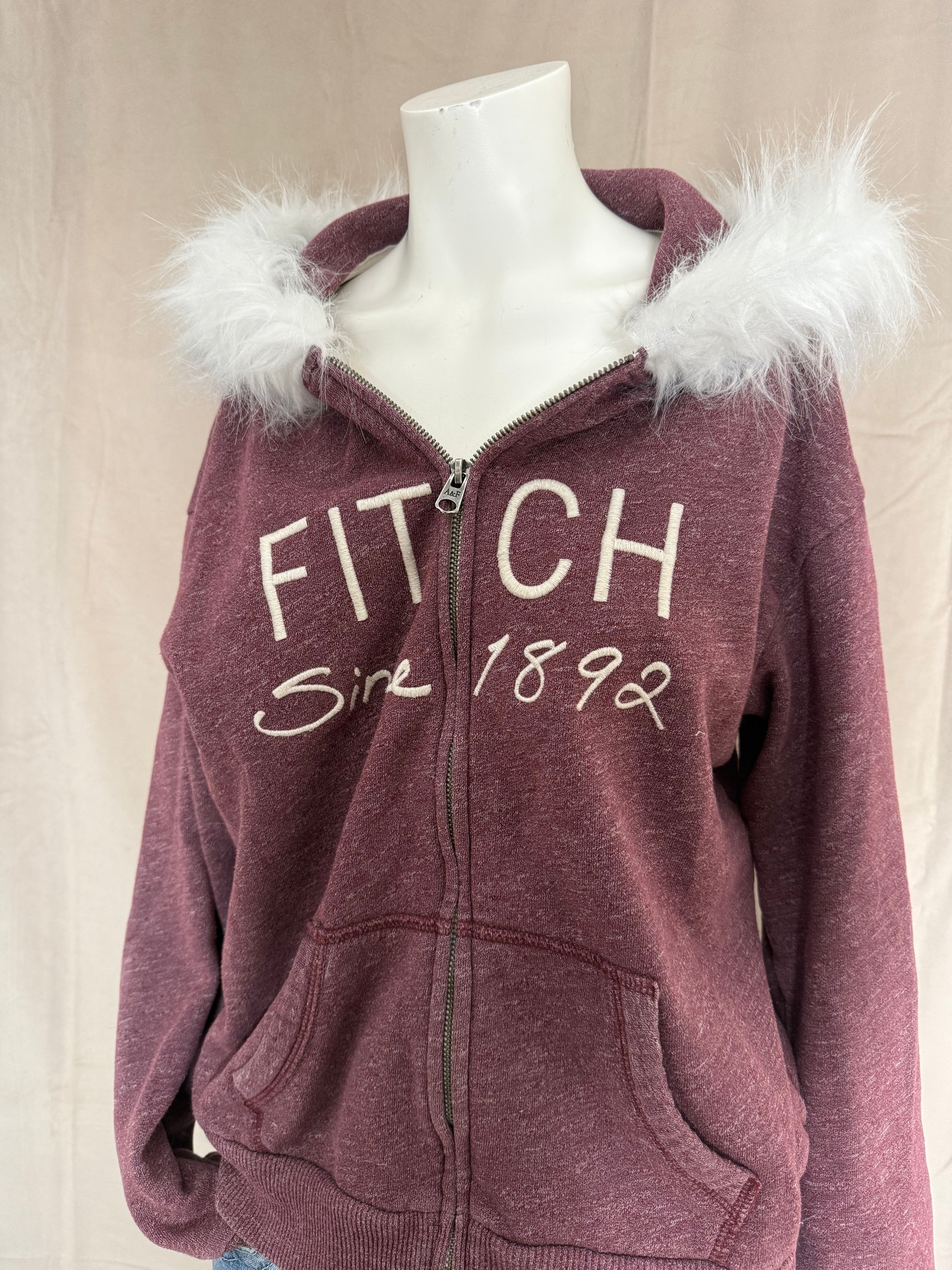 Abercrombie & Fitch fur hoodie