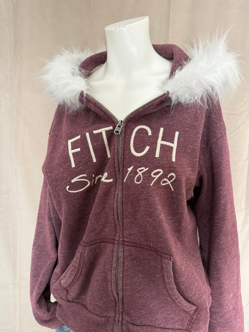 Abercrombie & Fitch fur hoodie