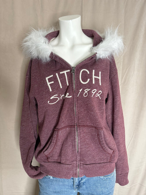 Abercrombie & Fitch fur hoodie