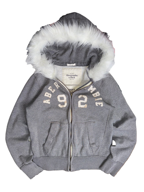 Abercrombie & Fitch fur hoodie