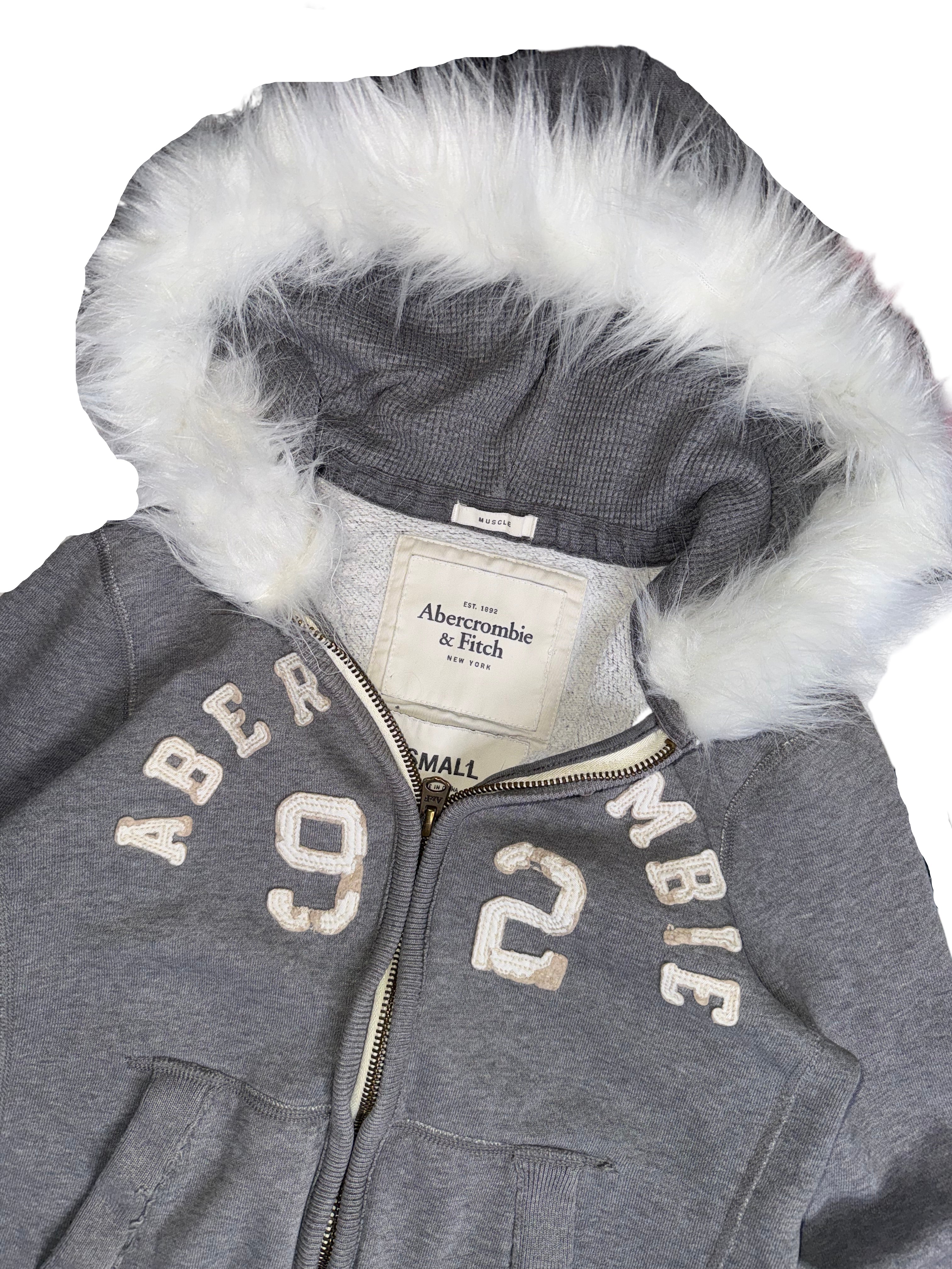 Abercrombie & Fitch fur hoodie