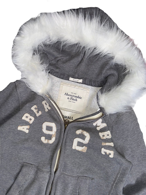 Abercrombie & Fitch fur hoodie
