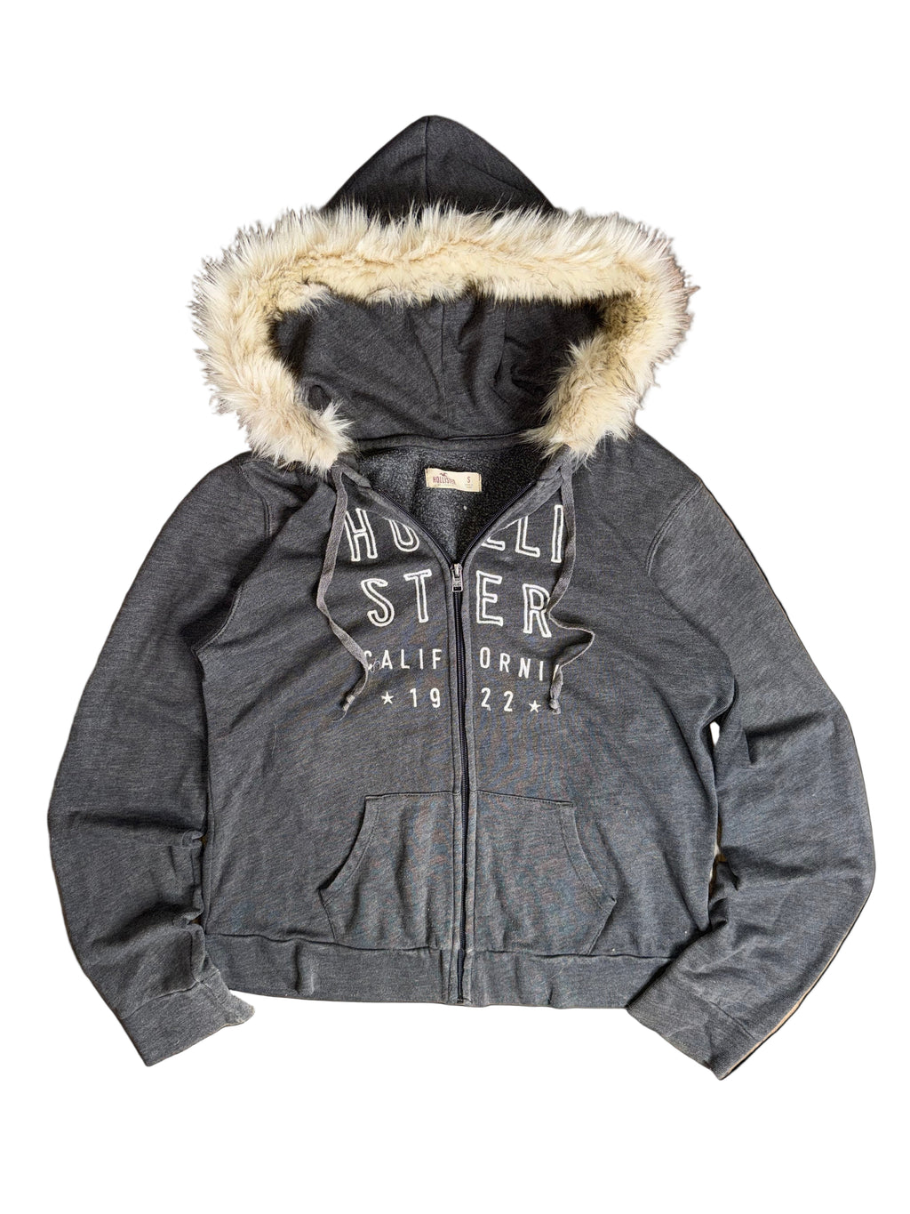 Hollister fur hoodie