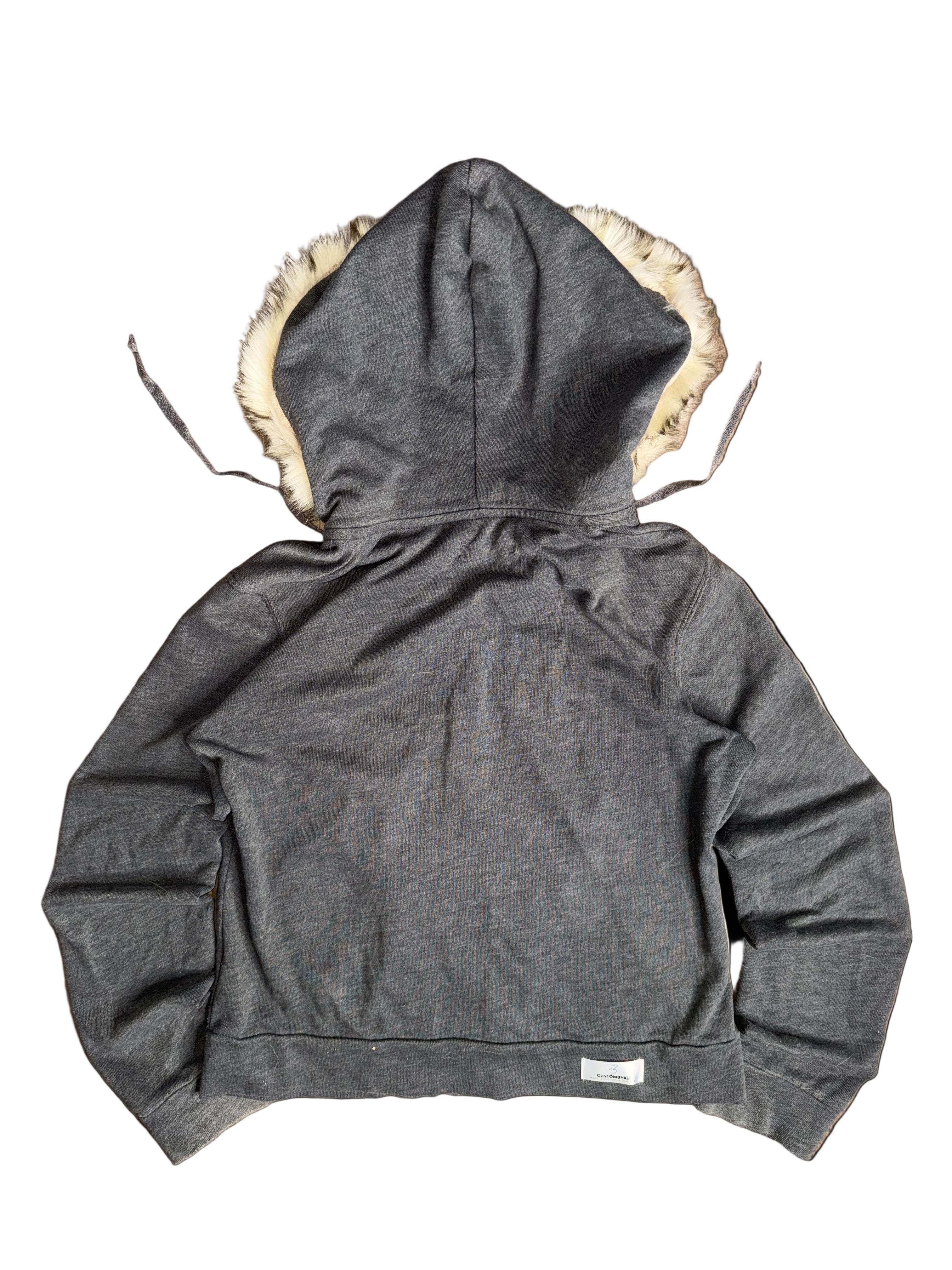 Hollister fur hoodie